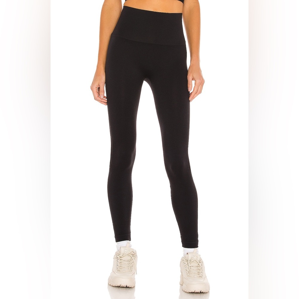 Spanx by Sara Blakely high rise shaping seamless black leggings